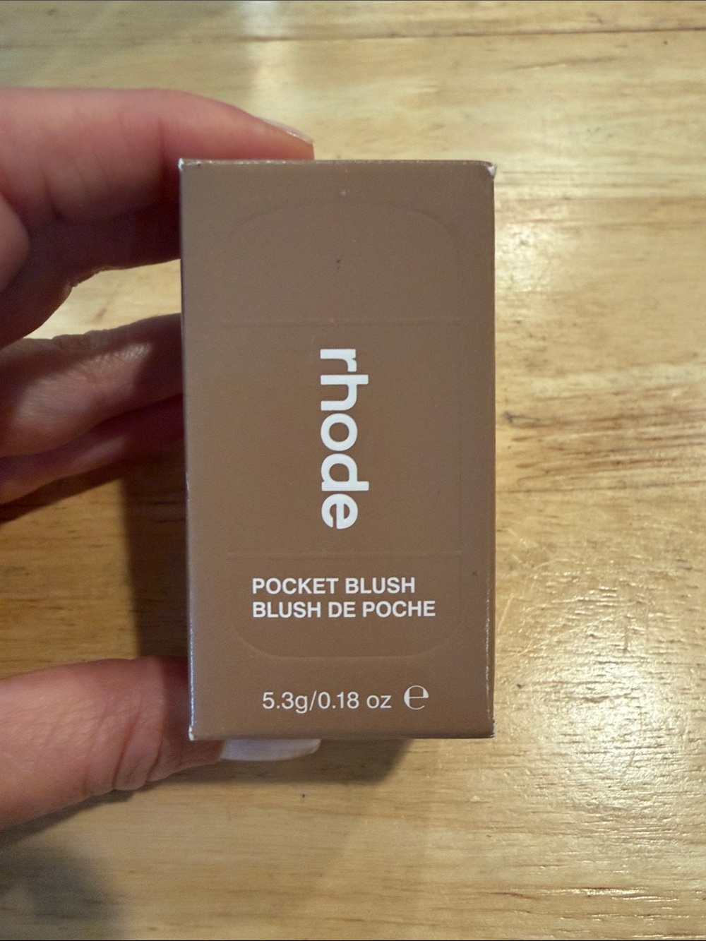 Rhode Pocket Blush in shade Sleepy Girl